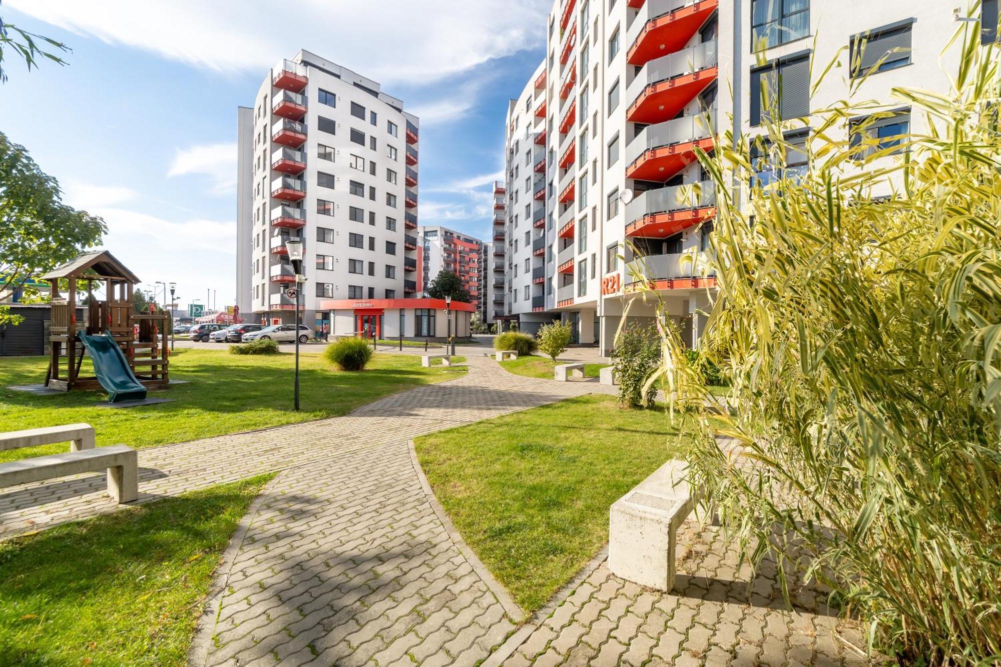 Ari Blue Apartment Ared In Kaufland Complex Arad Eksteriør bilde